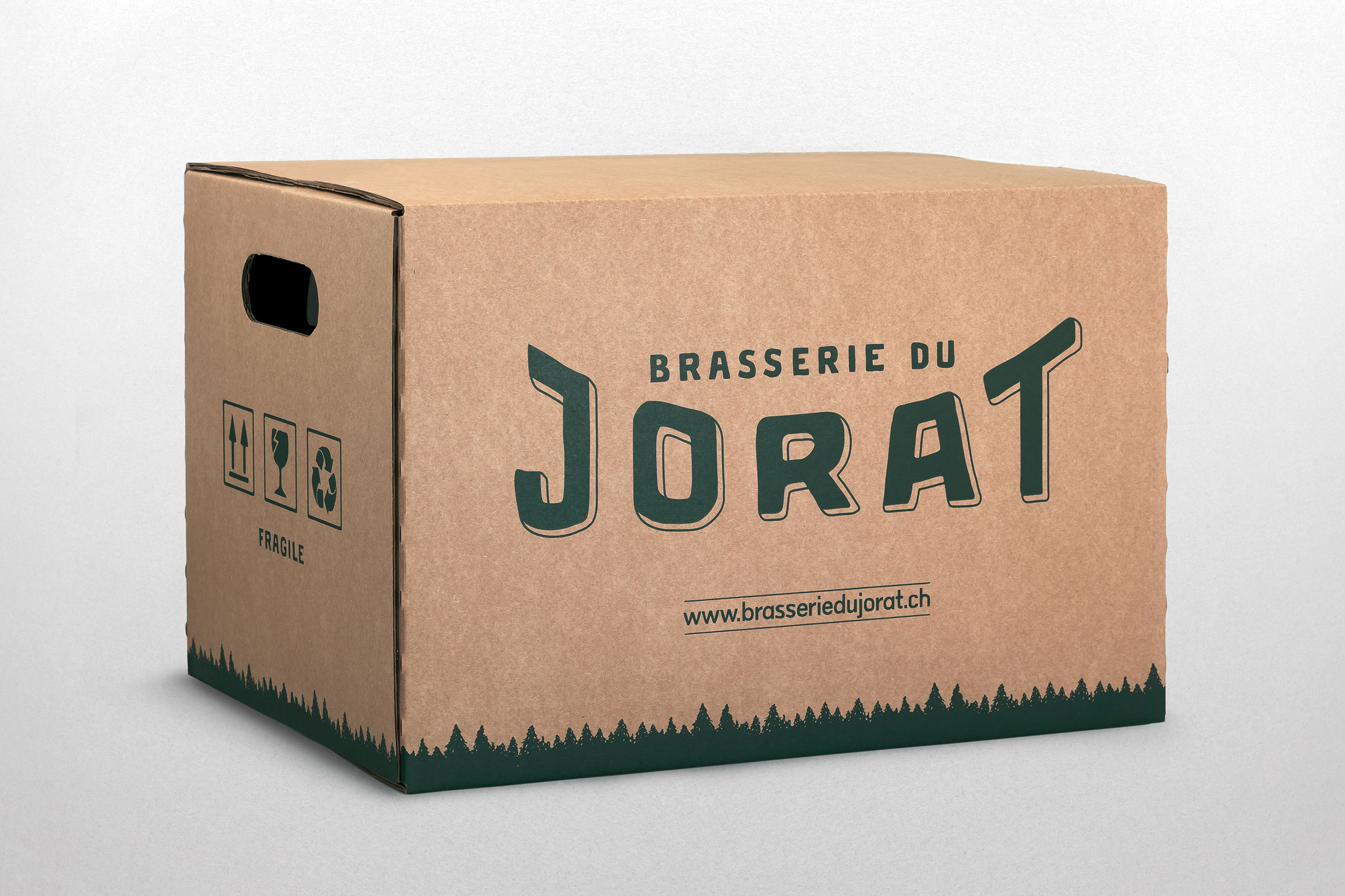 brasserie du jorat packaging identité visuelle