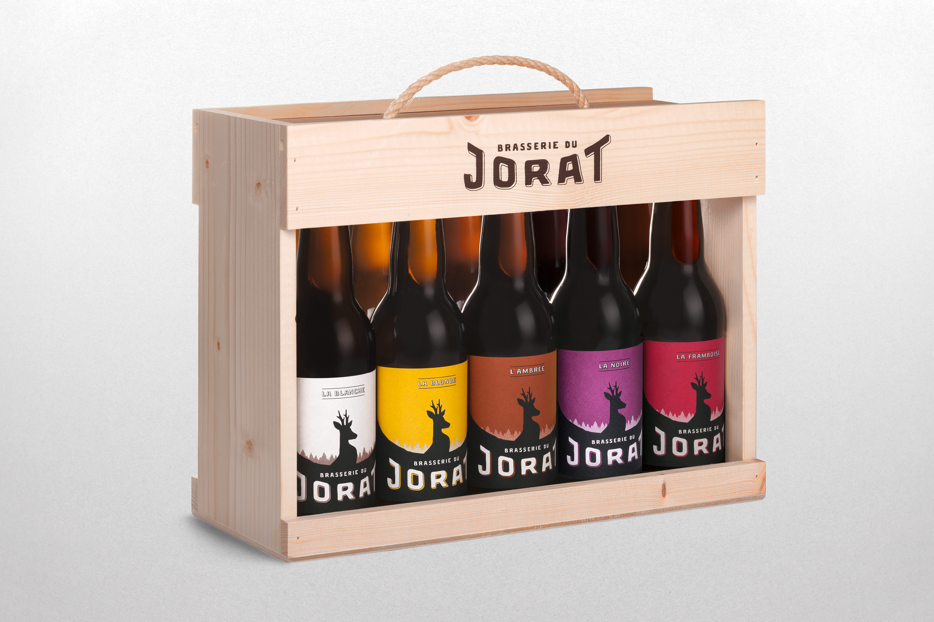 brasserie du jorat packaging identité visuelle