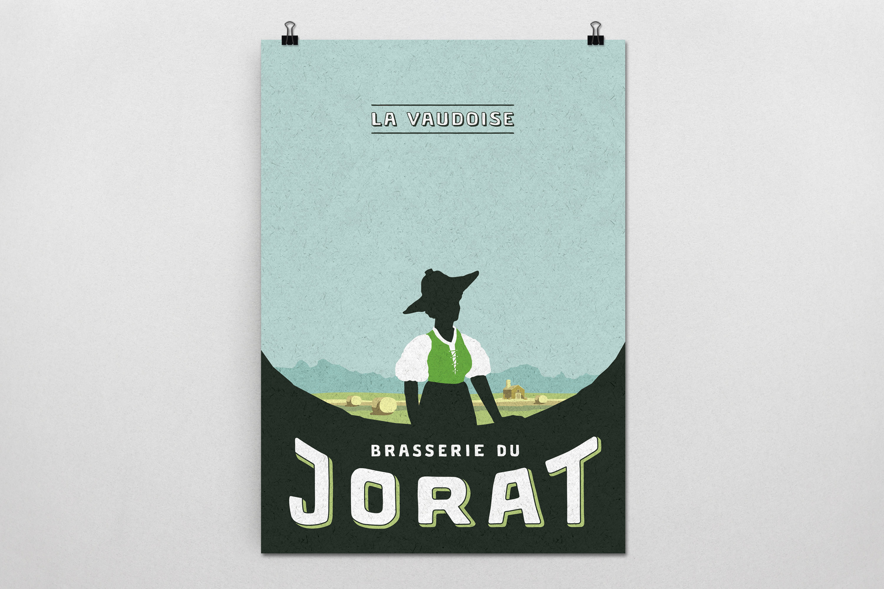 brasserie du jorat poster la vaudoise