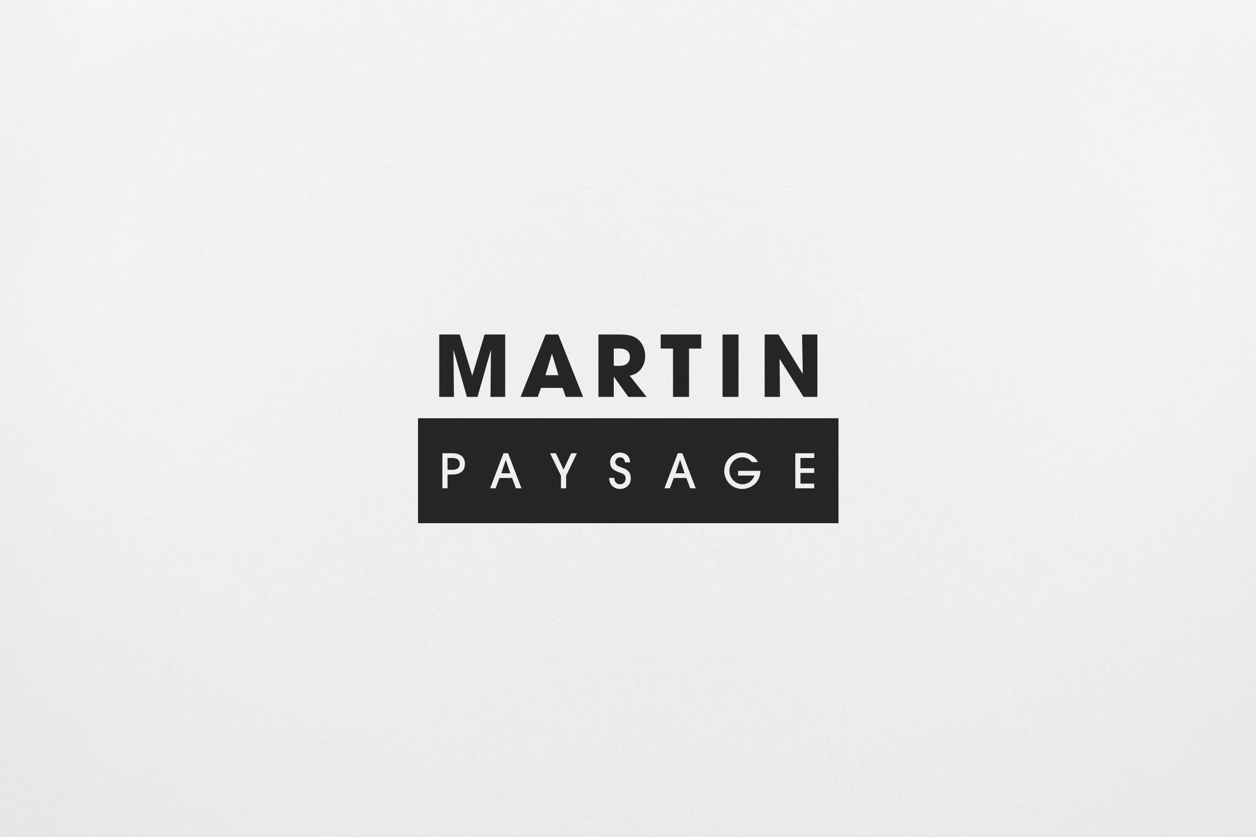 Martin Paysage – Logo 2019