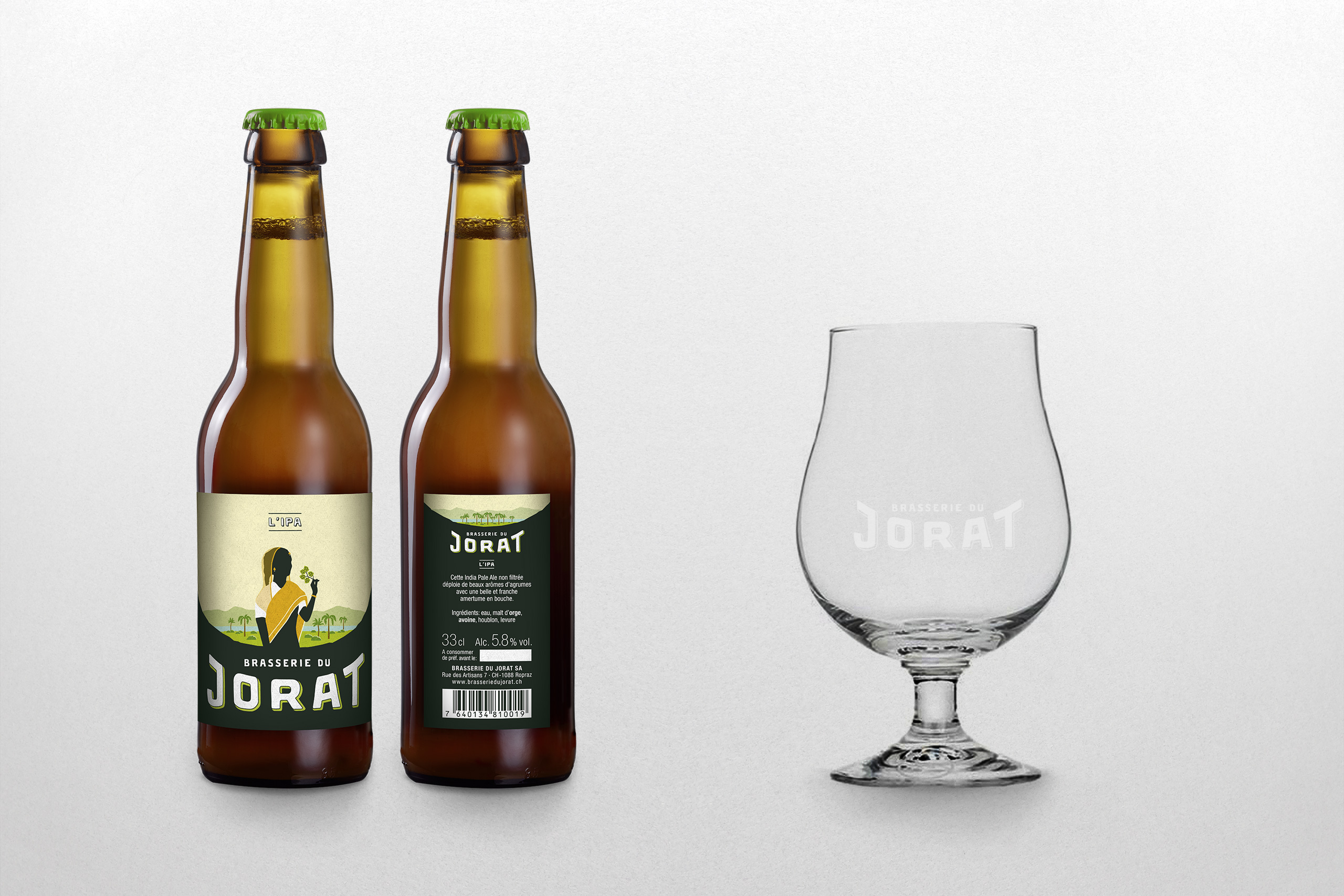 brasserie du Jorat IPA bouteille