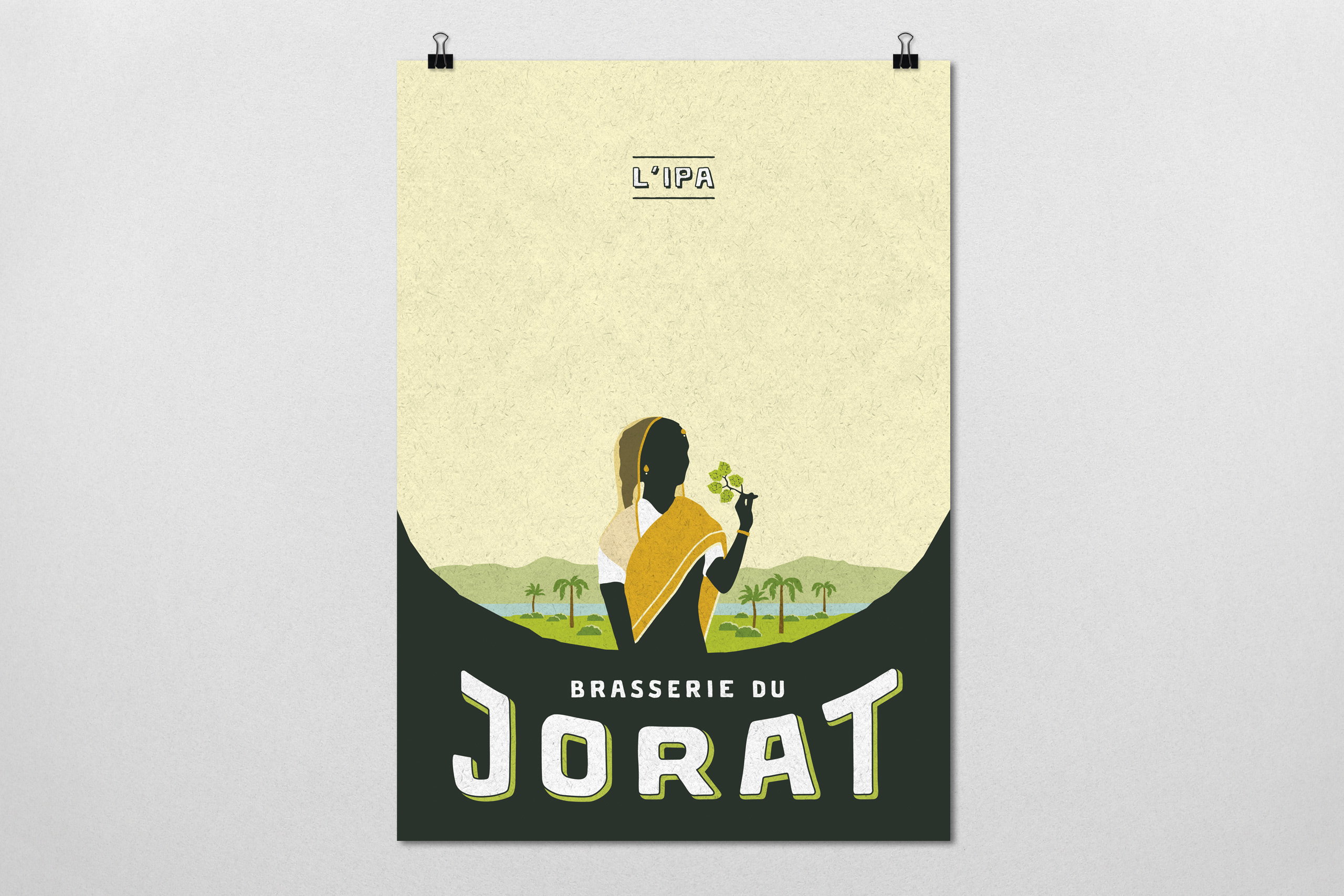 brasserie du Jorat IPA poster 2023
