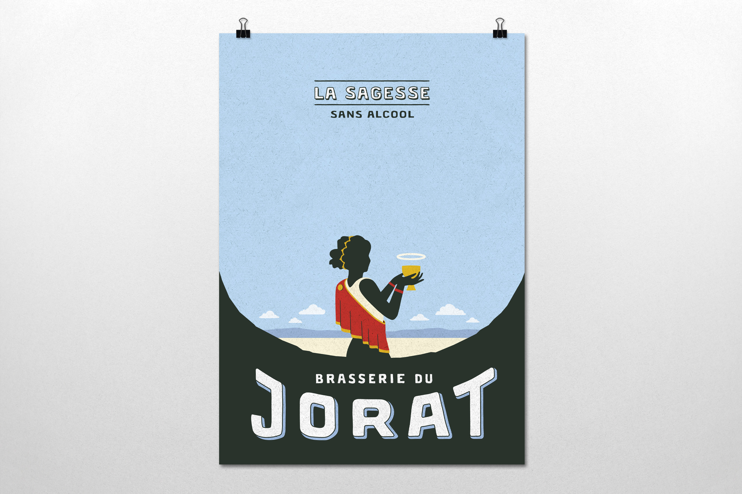 brasserie du Jorat Sagesse affiche amstudio
