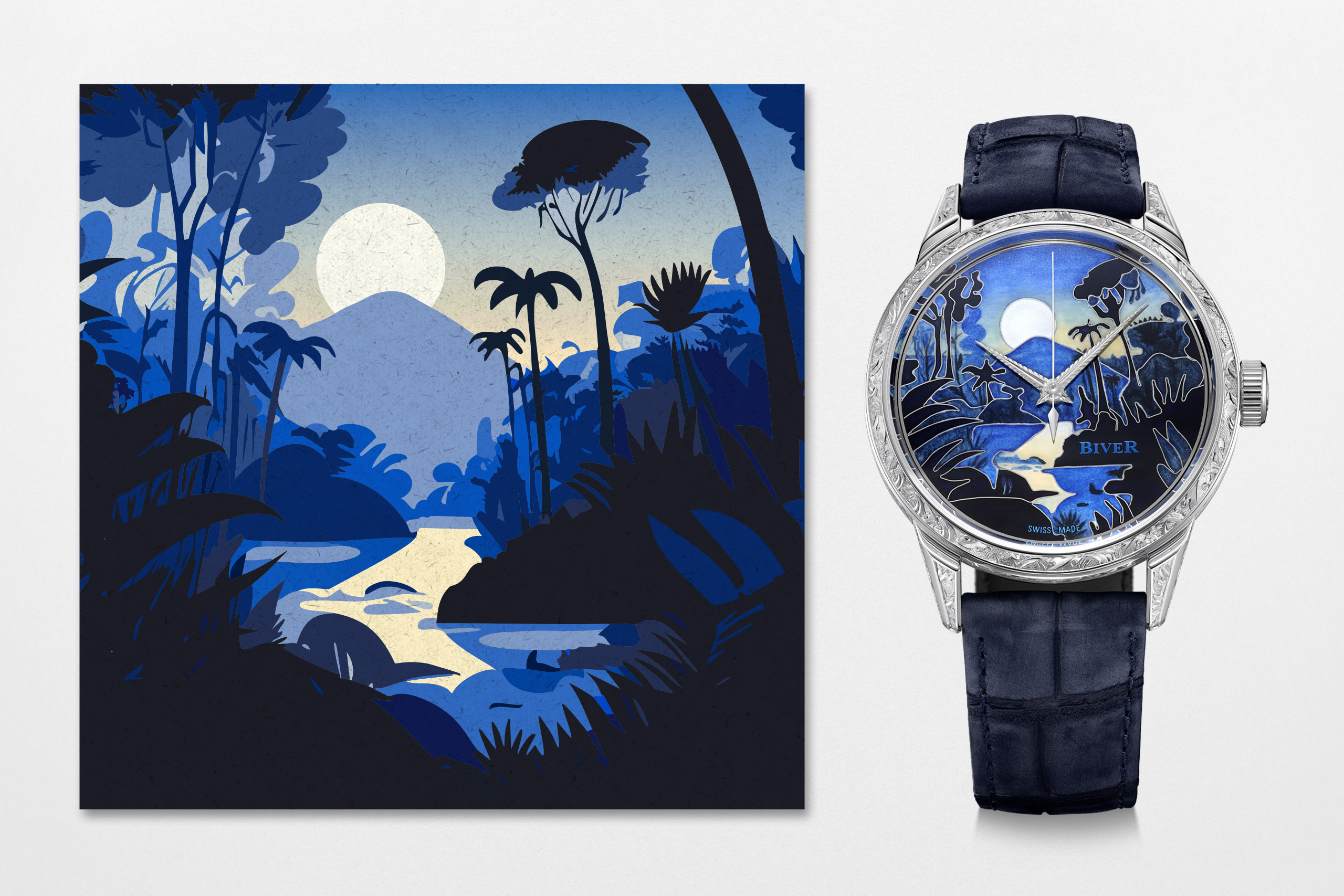 JC BIVER – Jungle Night Illustration 2026